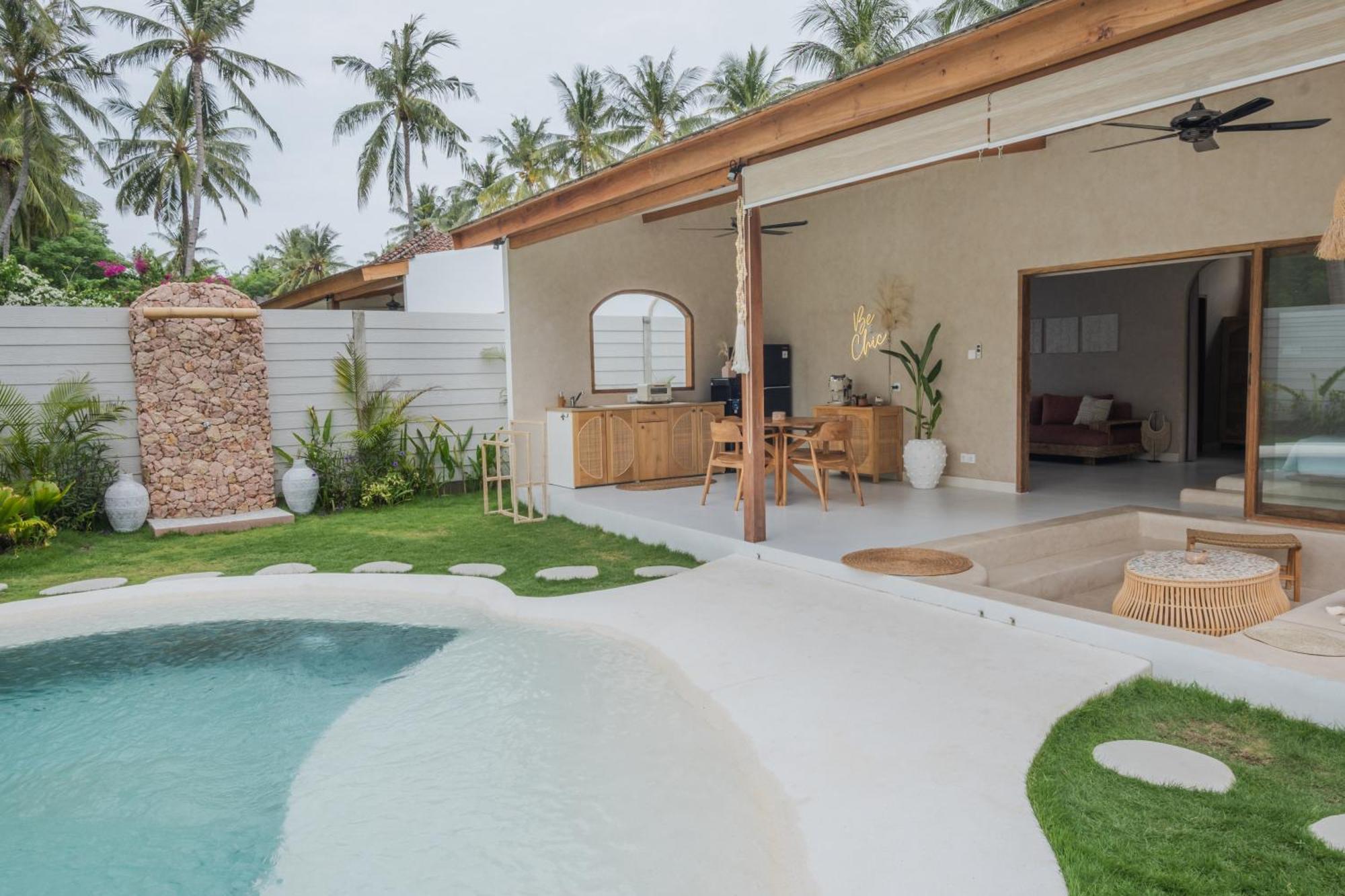 Gili Boho Villas - Aesthetic Private Pool Villas Gili Trawangan Extérieur photo